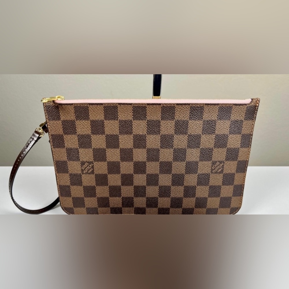 Authentic Louis Vuitton Damier Ballet Pink Pouch Wristlet